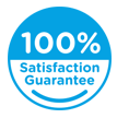 100% satisfaction guarantee icon