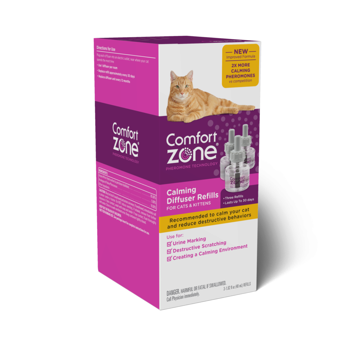 Cat Calming Products Scratching Urine Marking Comfort Zone